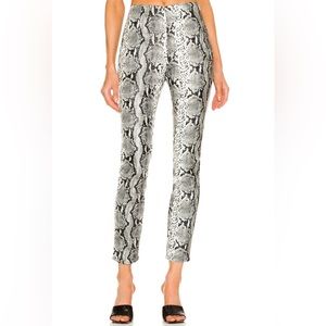 Superdown Donna Snake Pant in White Snake